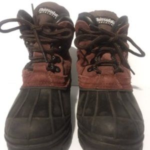 Smith's Brown Leather Boots Size 2